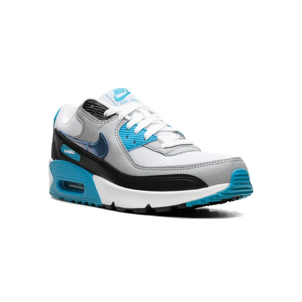Кроссовки Air Max 90 Blue Lightning/Metallic Кроссовки Air Max 90 Blue Lightning/Metallic