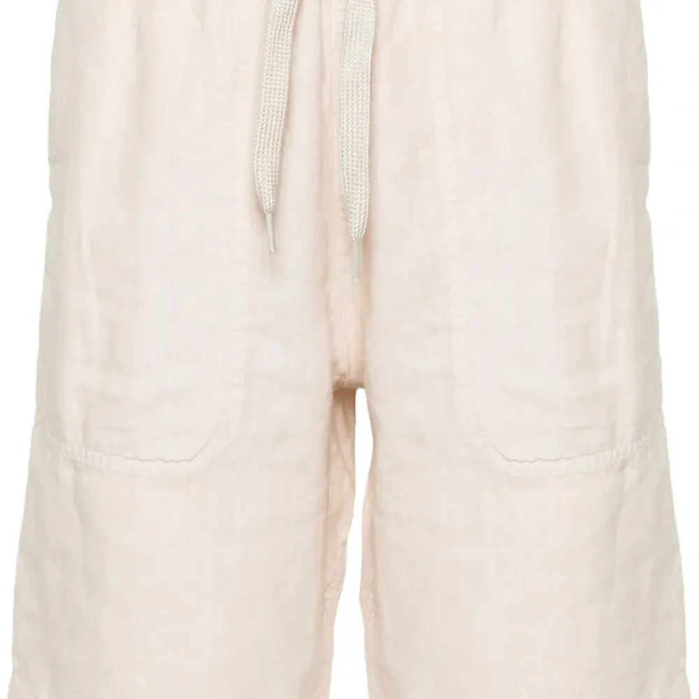 Льняные шорты с кулиской