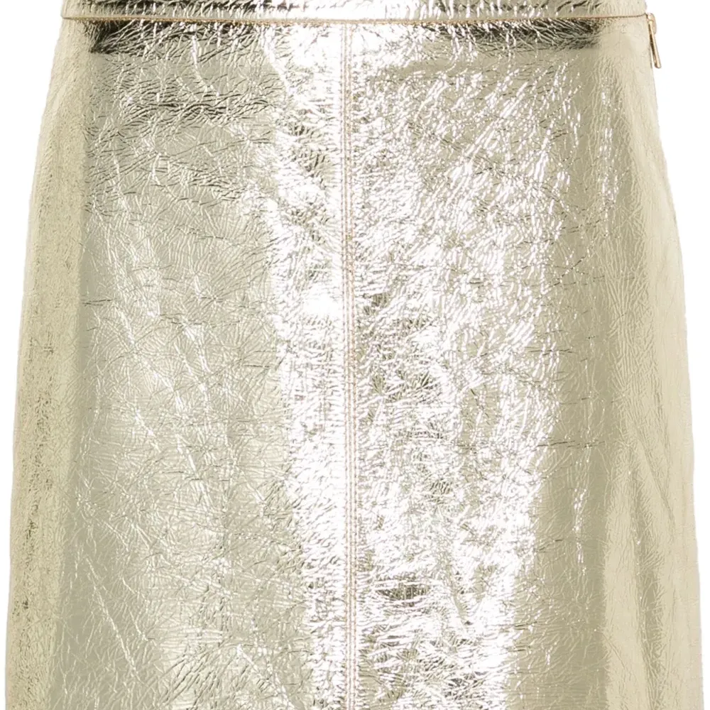 Кожаная юбка Jinette с эффектом металлик