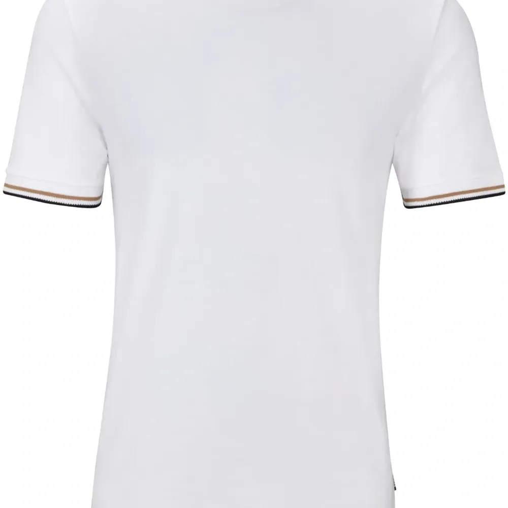 Футболка с манжетами в полоску