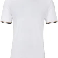 Футболка с манжетами в полоску