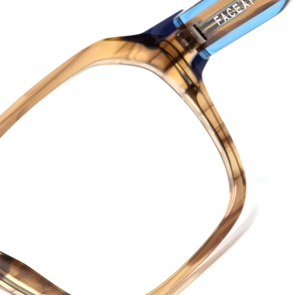 Очки Havane 2 в квадратной оправе