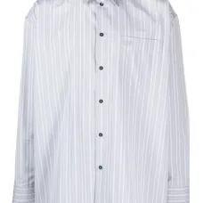 Полосатая рубашка оверсайз