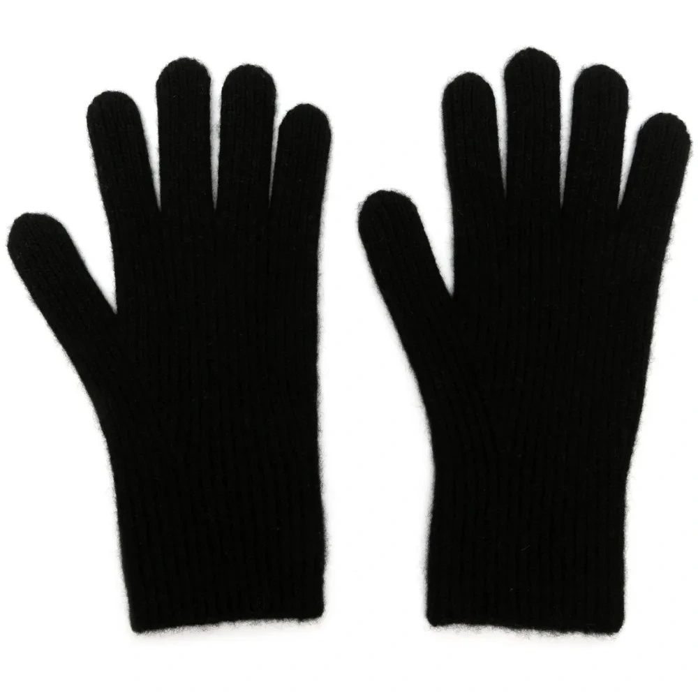 Фактурные перчатки в рубчик