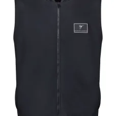 Hooded zip-up gilet