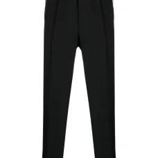 Узкие брюки с логотипом на поясе Узкие брюки с логотипом на поясе