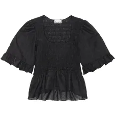 Блузка с жатым эффектом