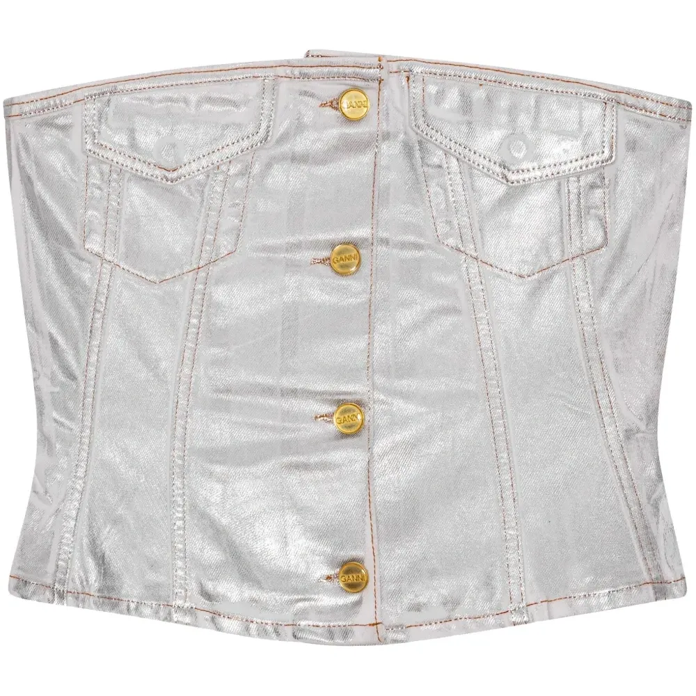 Джинсовый топ из органического хлопка