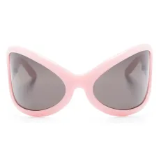 Солнцезащитные очки в массивной круглой оправе