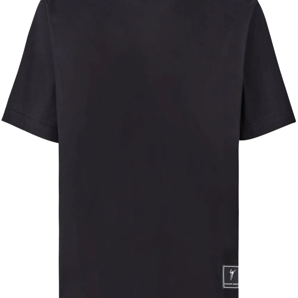 Logo-patch cotton T-shirt