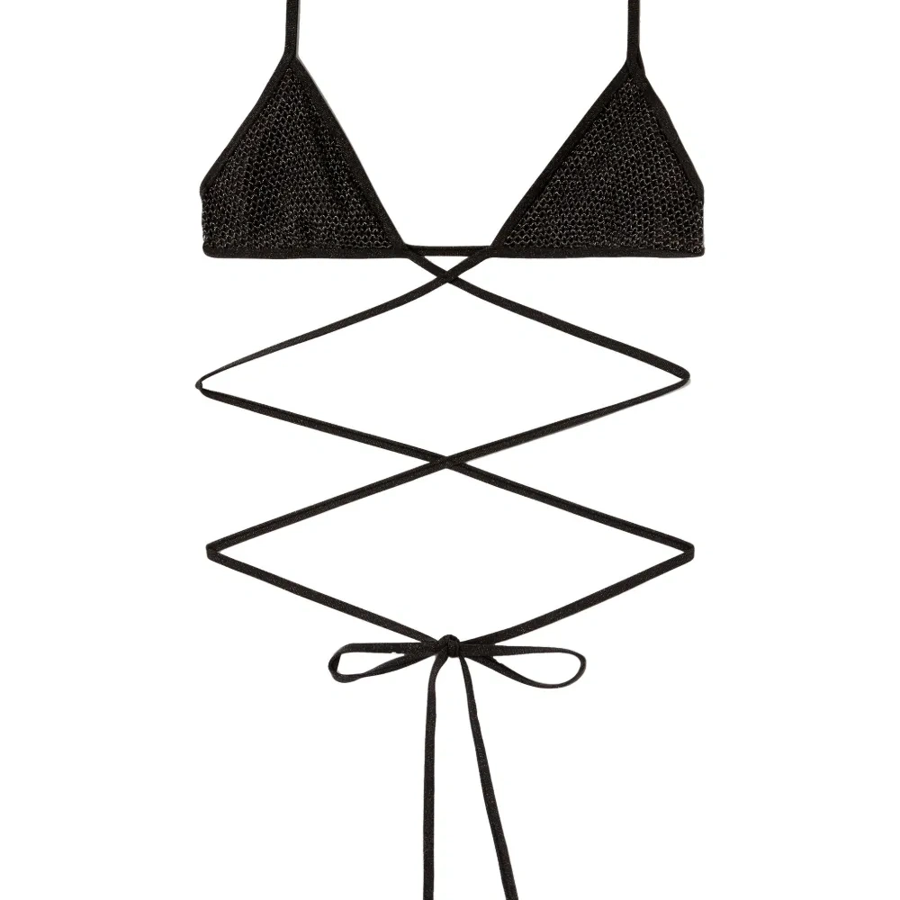 Топ бикини с люрексом