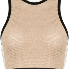 Трикотажный топ с логотипом Трикотажный топ с логотипом