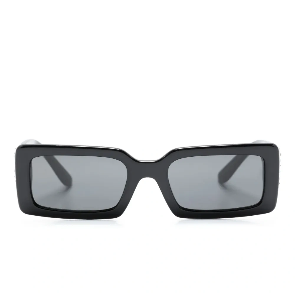 Солнцезащитные очки в прямоугольной оправе с логотипом