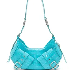 Сумка на плечо Y2K с тиснением под крокодила