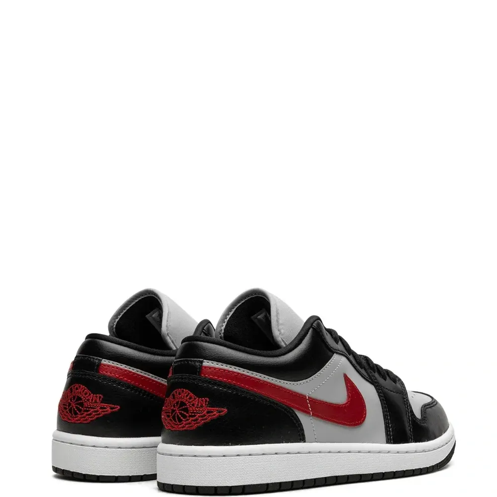 Кроссовки Air Jordan 1 Low Black/Grey/Red
