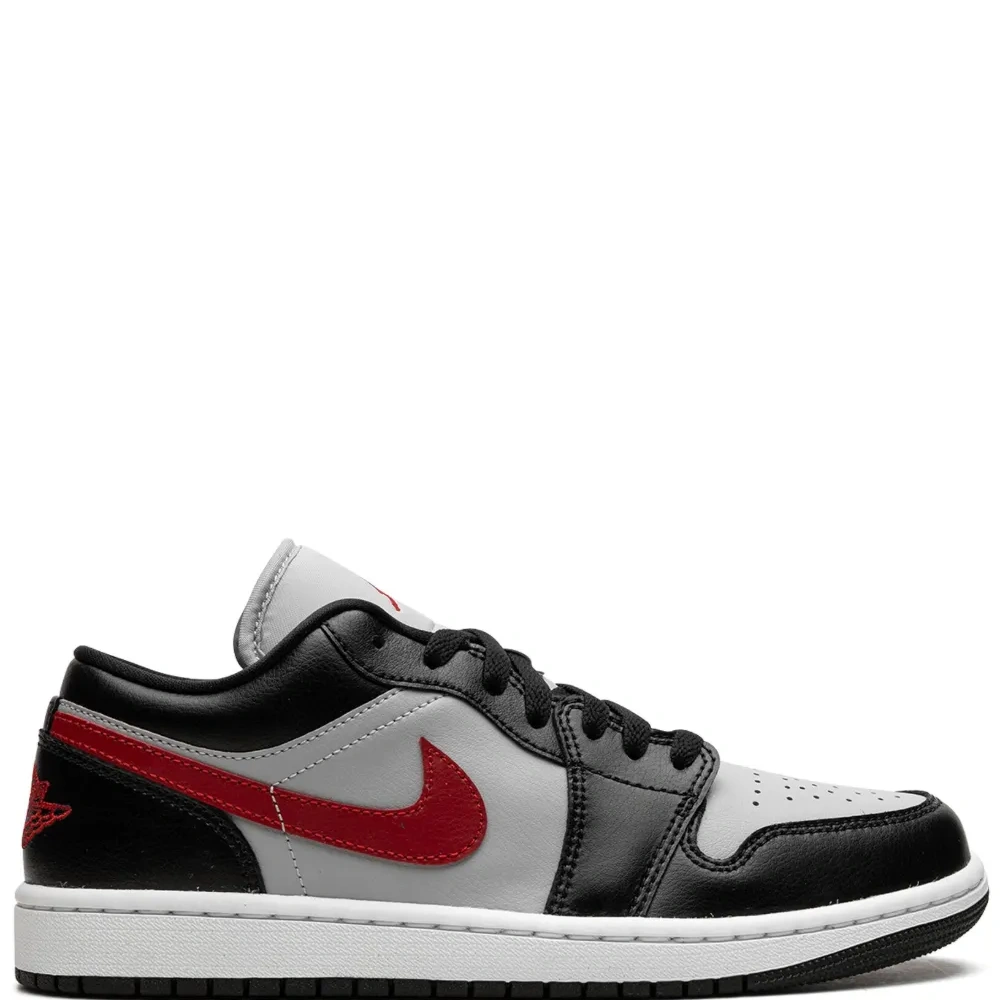 Кроссовки Air Jordan 1 Low Black/Grey/Red