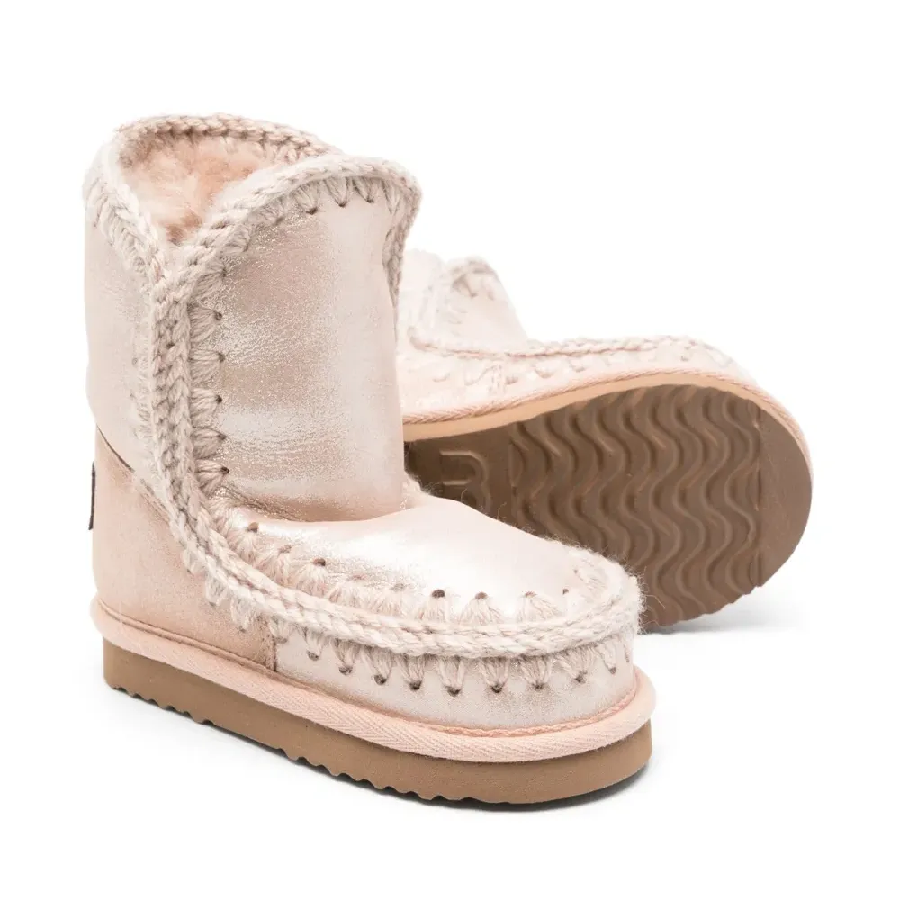 Ботинки Eskimo с меховой подкладкой и эффектом металлик