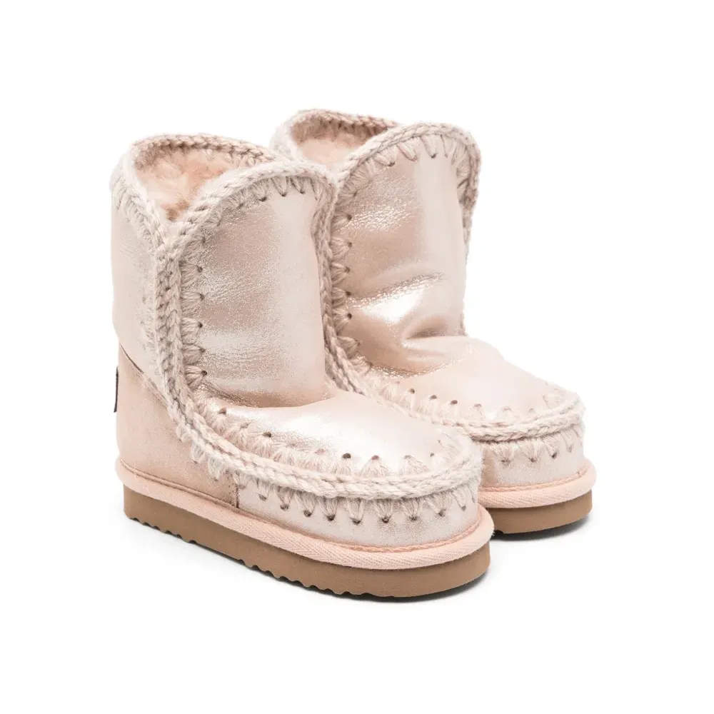 Ботинки Eskimo с меховой подкладкой и эффектом металлик