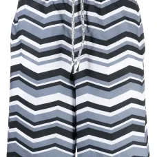 Спортивные брюки с принтом зигзаг