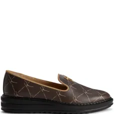 Лоферы Tim с тисненым логотипом