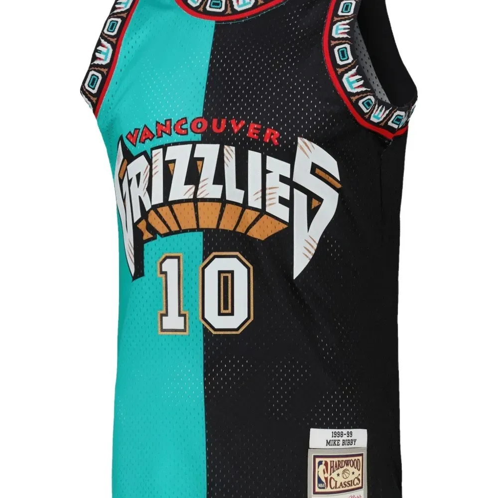 Топ Vancouver Grizzlies 2000 Mike Bibby Split Swingman из коллаборации с NBA