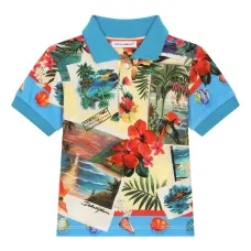 Рубашка поло с графичным принтом Рубашка поло с графичным принтом