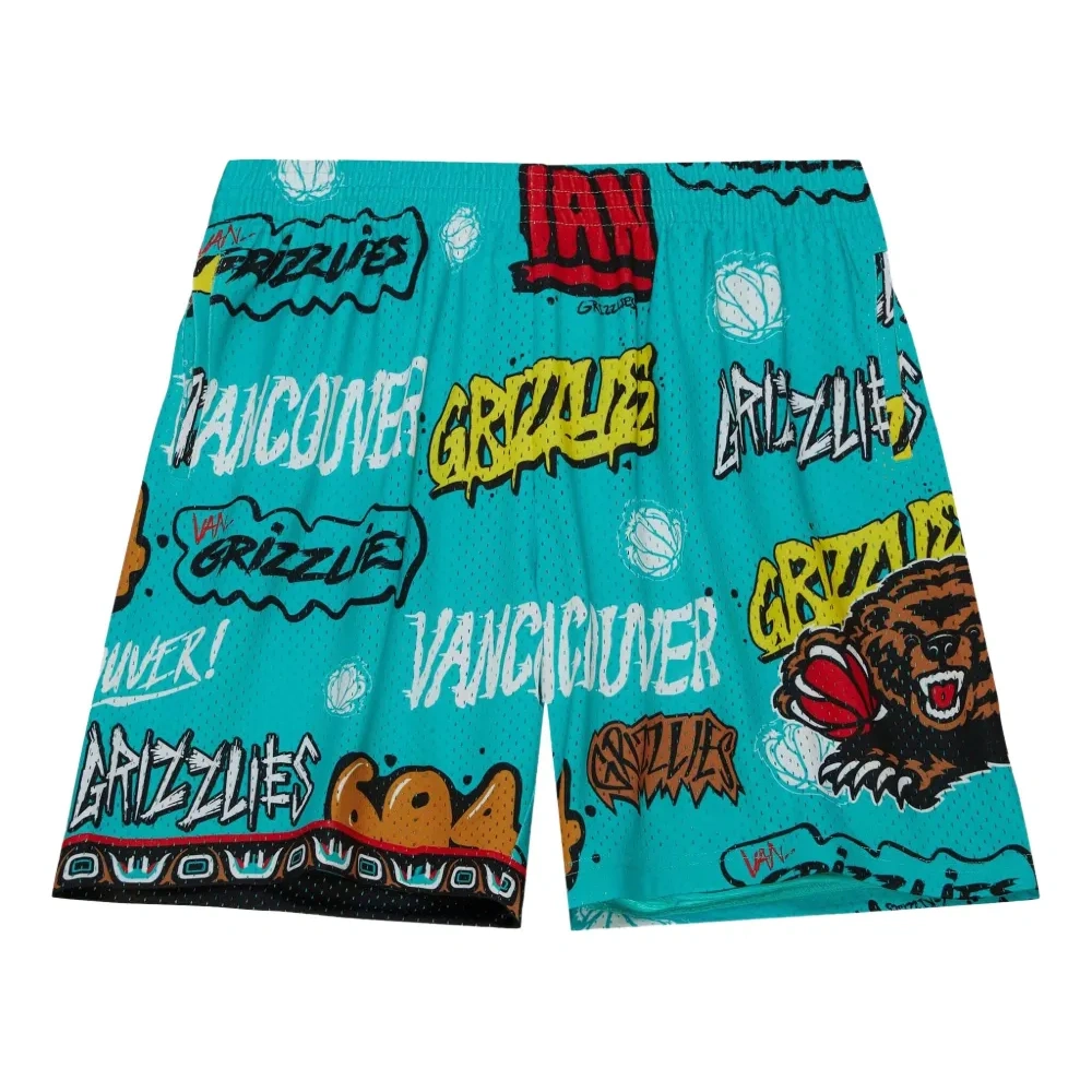 Шорты Vancouver Grizzlies 1998 Slap Sticker Swingman из коллаборации с NBA