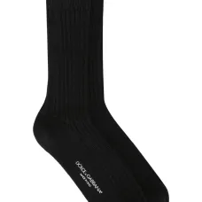 Носки вязки интарсия с логотипом