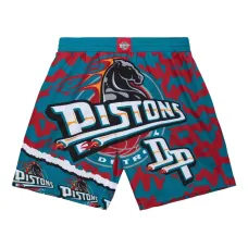 Шорты Detroit Pistons Jumbotron 2.0 Sublimated из коллаборации с NBA