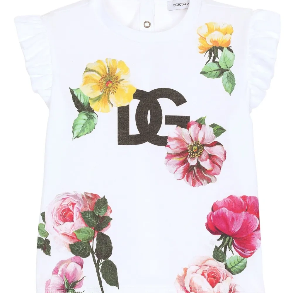 Футболка с цветочным принтом