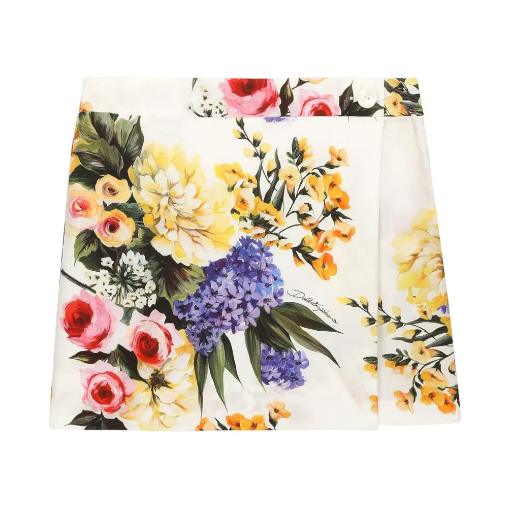 Поплиновые шорты с цветочным принтом