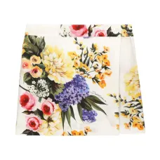 Поплиновые шорты с цветочным принтом