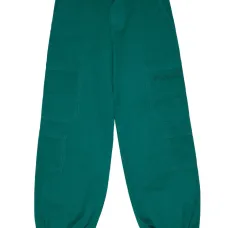 Брюки с вышитым логотипом