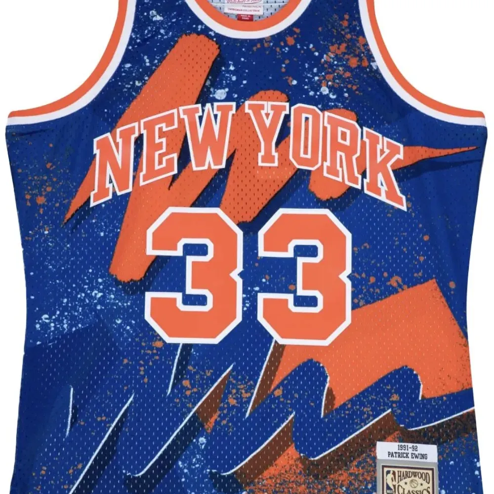 Топ NBA Knicks 1991 Patrick Ewing Hyper Hoops Swingman
