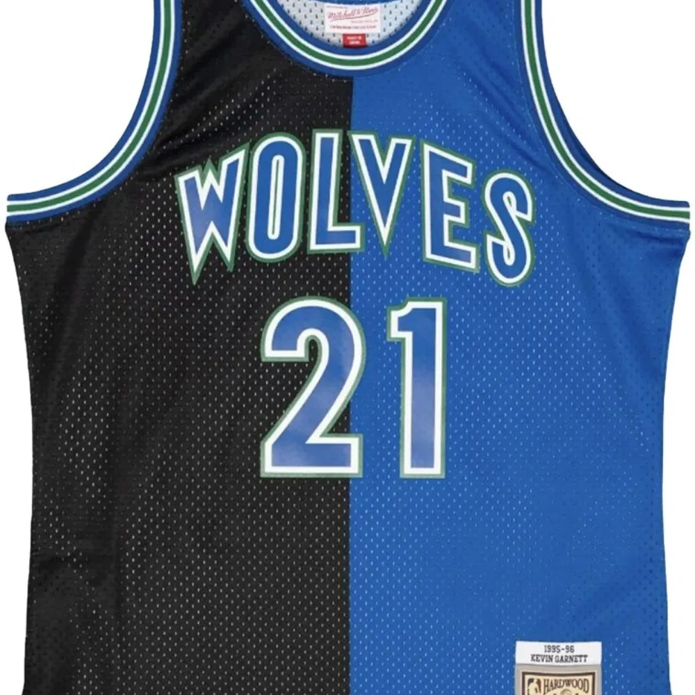 топ NBA Timberwolves 1995 Kevin Garnett Split Swingman