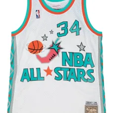 Топ All Star 96 Hakeem Olajuwon Swingman из коллаборации с NBA Топ All Star 96 Hakeem Olajuwon Swingman из коллаборации с NBA