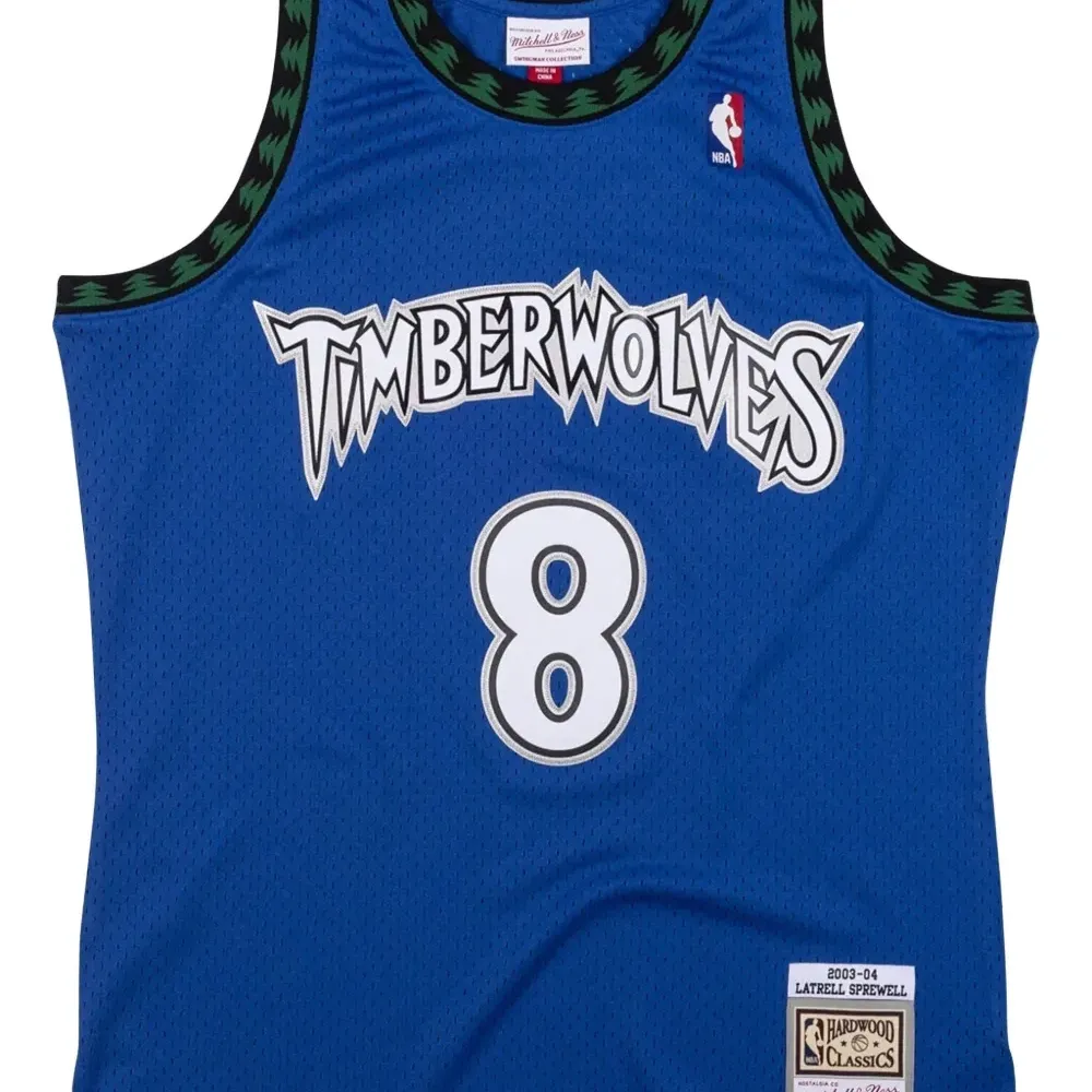 Футболка Swingman Jersey NBA Minnesota Timberwolves 2003 Latrell Sprewell
