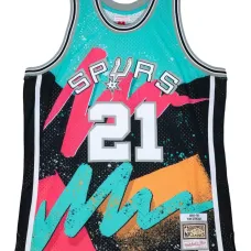 Топ Tim Duncan NBA San Antonio Spurs 1998 Hyper Hoops Swingman
