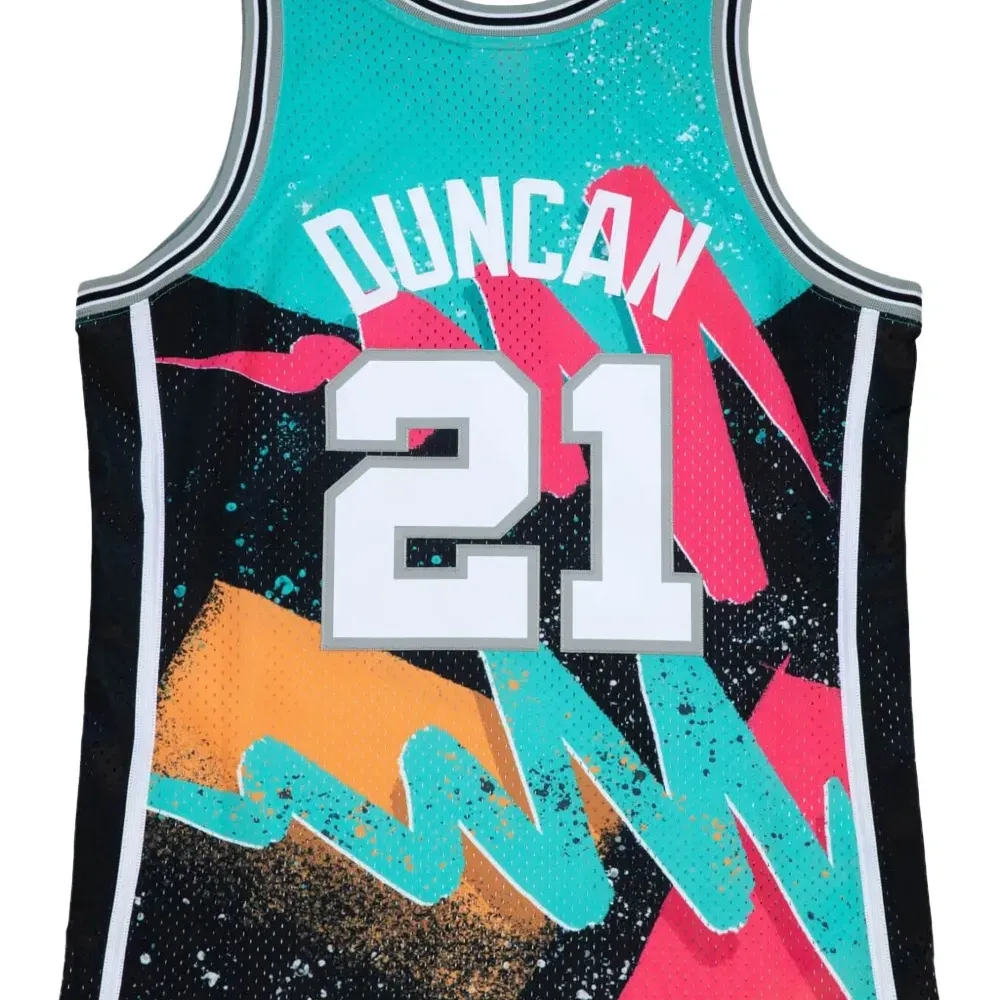 Топ Tim Duncan NBA San Antonio Spurs 1998 Hyper Hoops Swingman