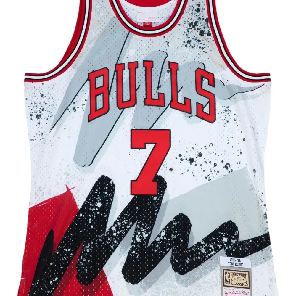 Топ Toni Kukoc NBA Chicago Bulls 1997 Hyper Hoops Swingman