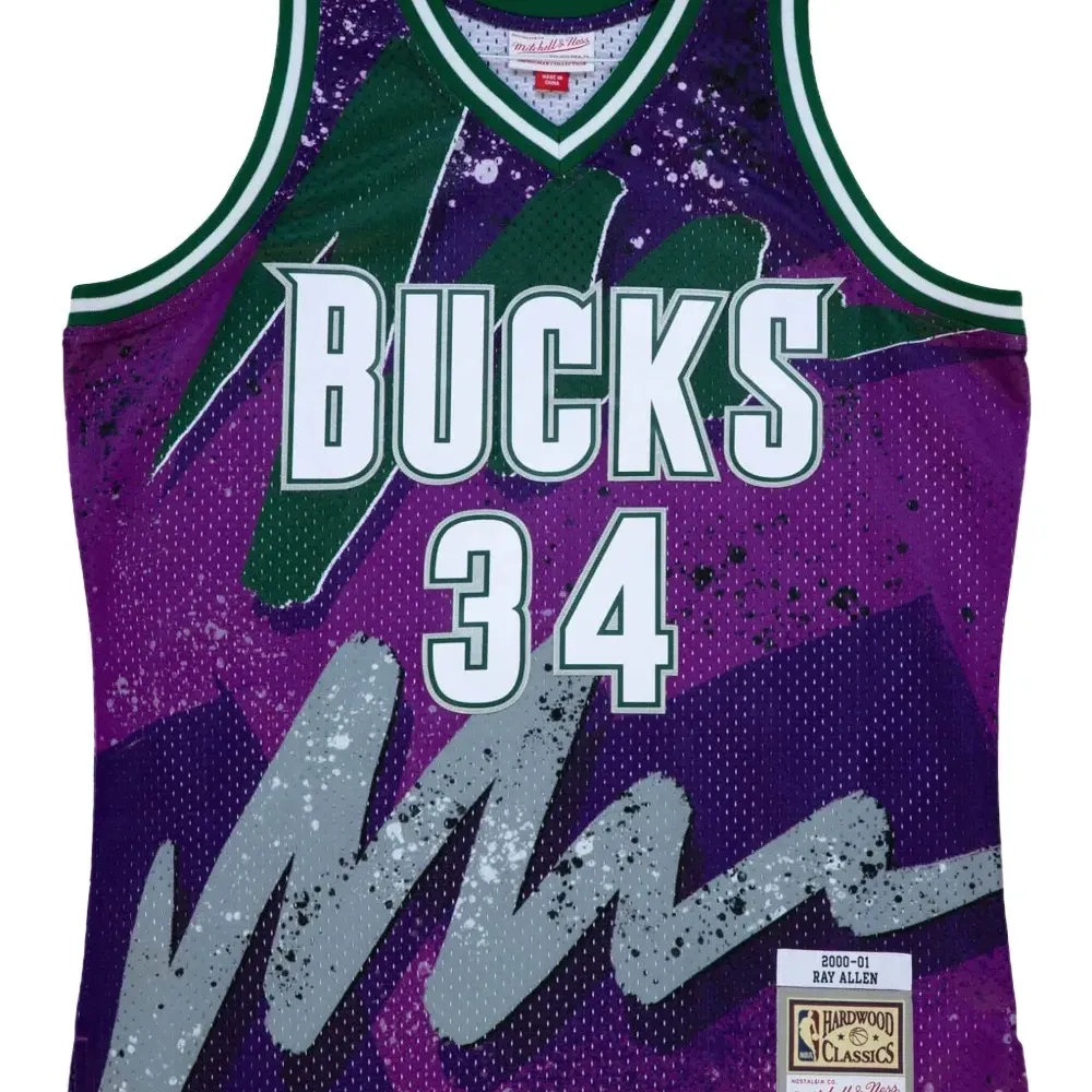 Топ Ray Allen NBA Milwaukee Bucks 2000 Hyper Hoops Swingman