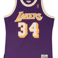 Топ Shaquille O'Neal NBA Los Angeles Lakers 1996 Road Swingman