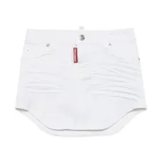 Джинсовая юбка с логотипом Джинсовая юбка с логотипом