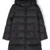 Стеганое пальто с капюшоном