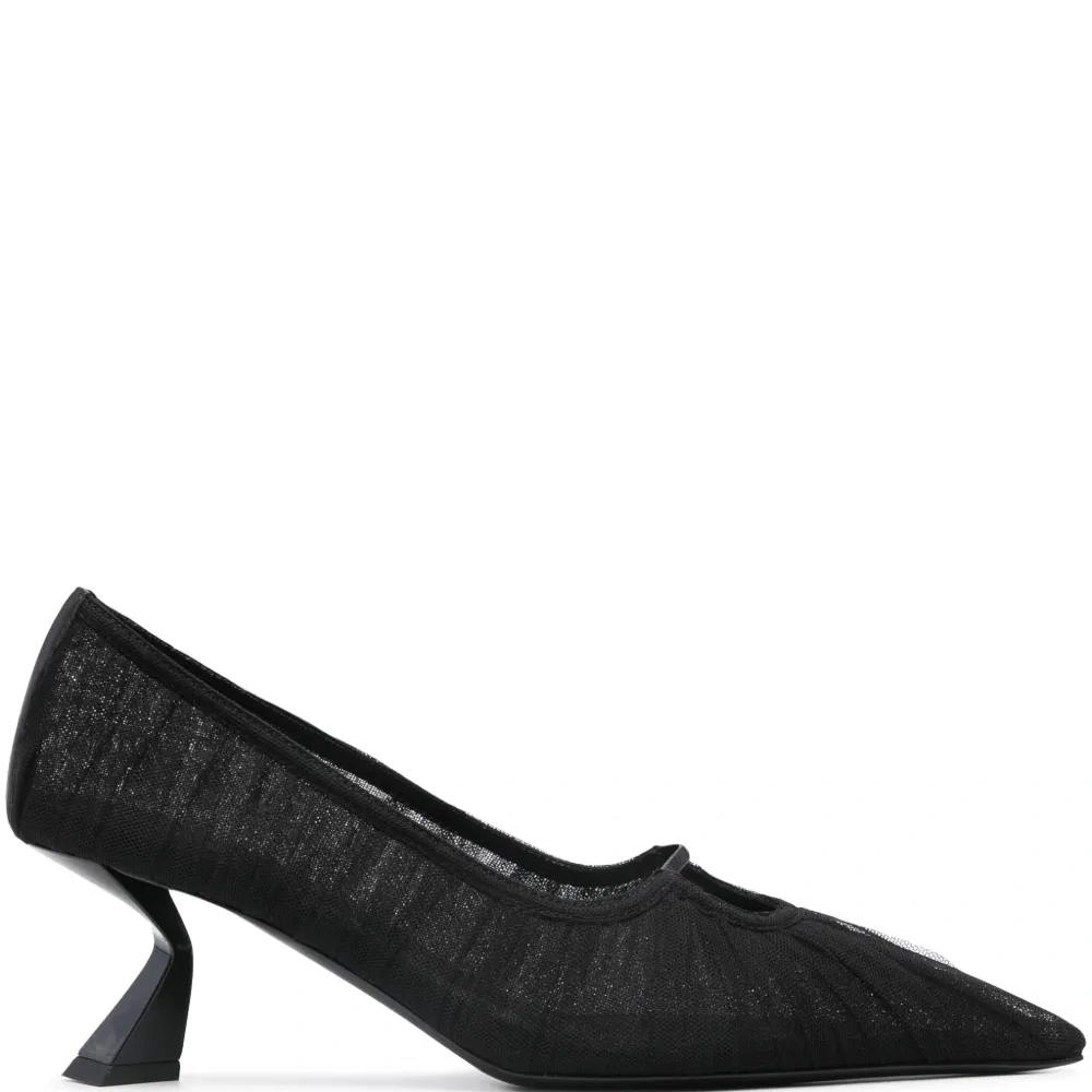 Туфли на скульптурном каблуке