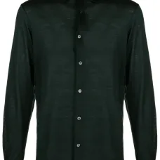 Рубашка из шерсти мериноса с длинными рукавами