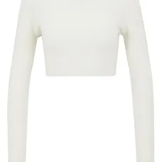 Укороченный топ в рубчик