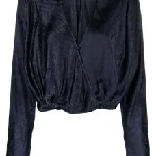 Блузка с длинными рукавами и жаккардовым узором Блузка с длинными рукавами и жаккардовым узором