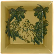 Фарфоровый поднос с графичным принтом