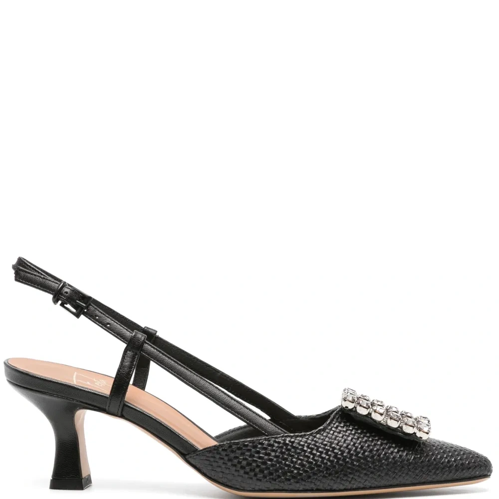 Туфли Stefi 60 с ремешком на пятке и кристаллами